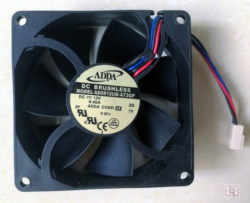 ADDA AD0812UB-A73GP 12V 0.40A 3wires Cooling Fan - Picture need ADDA AD0812UB-A73GP 12V 0.40A 3wires Cooling Fan - Picture need